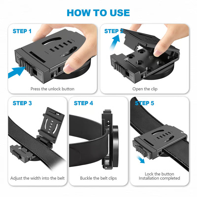 Heavy Duty Magnetic Tool Belt Clip