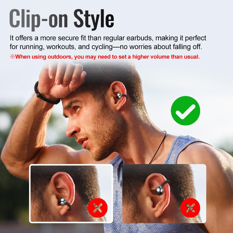 Needtoknit - Limited time offer🔥Ear Clip Bluetooth Headphones with Touch Screen