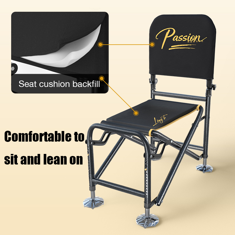 2025 latest upgraded fishing stool (adjustable seat and length, not afraid of any bad environment!)