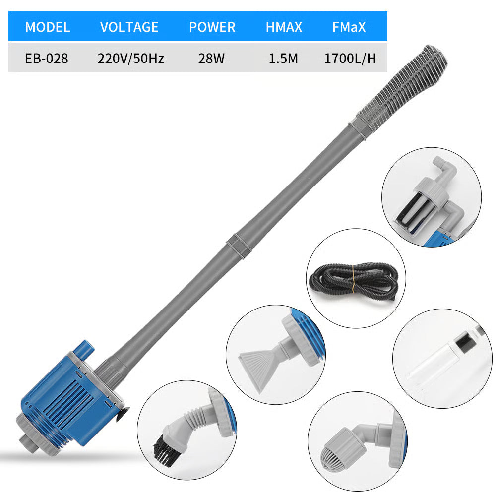 360GPH Electric Aquarium Gravel Cleaner