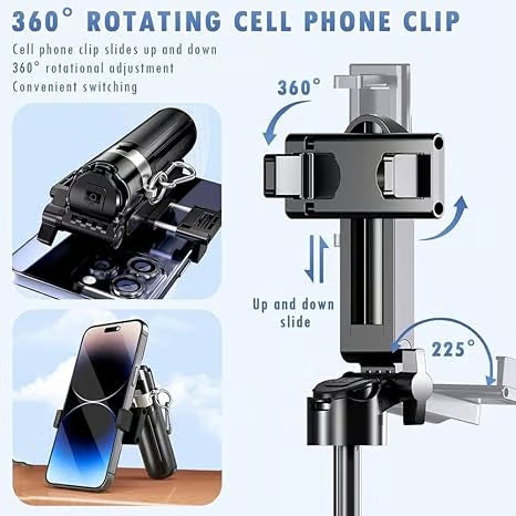 4-in-1 Multifunctional 360° Rotation Magnetic Selfie Stick