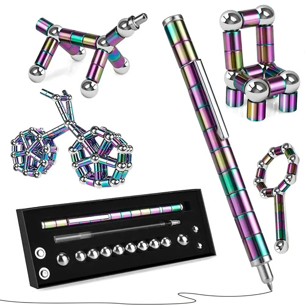 Magnetic Fidget Pen（2-3 combinations have better playability!）