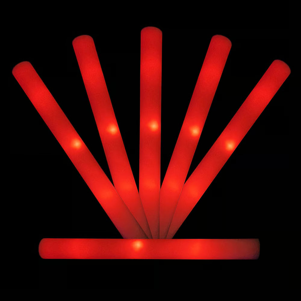 Vibrant LED Foam Glow Sticks