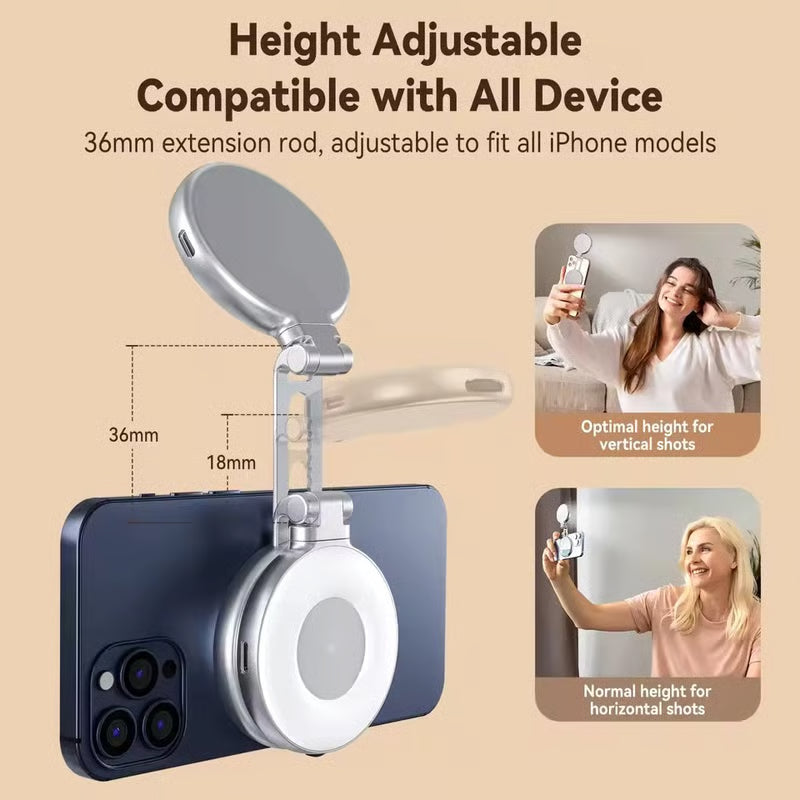 💥3-in-1 Magnetic Beauty Selfie Light for Phones