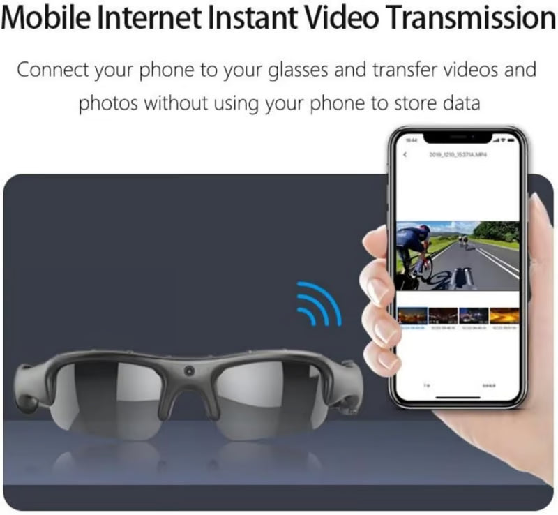 Camera Glasses Smart HD 1080P WiFi Sports Glasses with Camera Video 32G(✨3-Year Warranty)