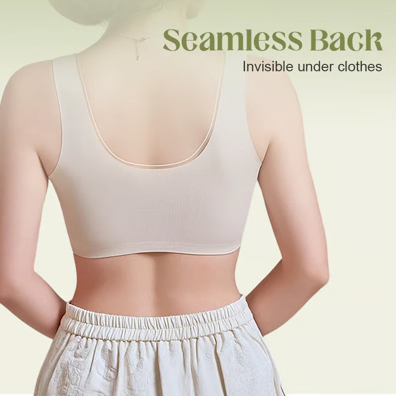 Comfort Front-Clasp & Wire-Free Seamless Bra