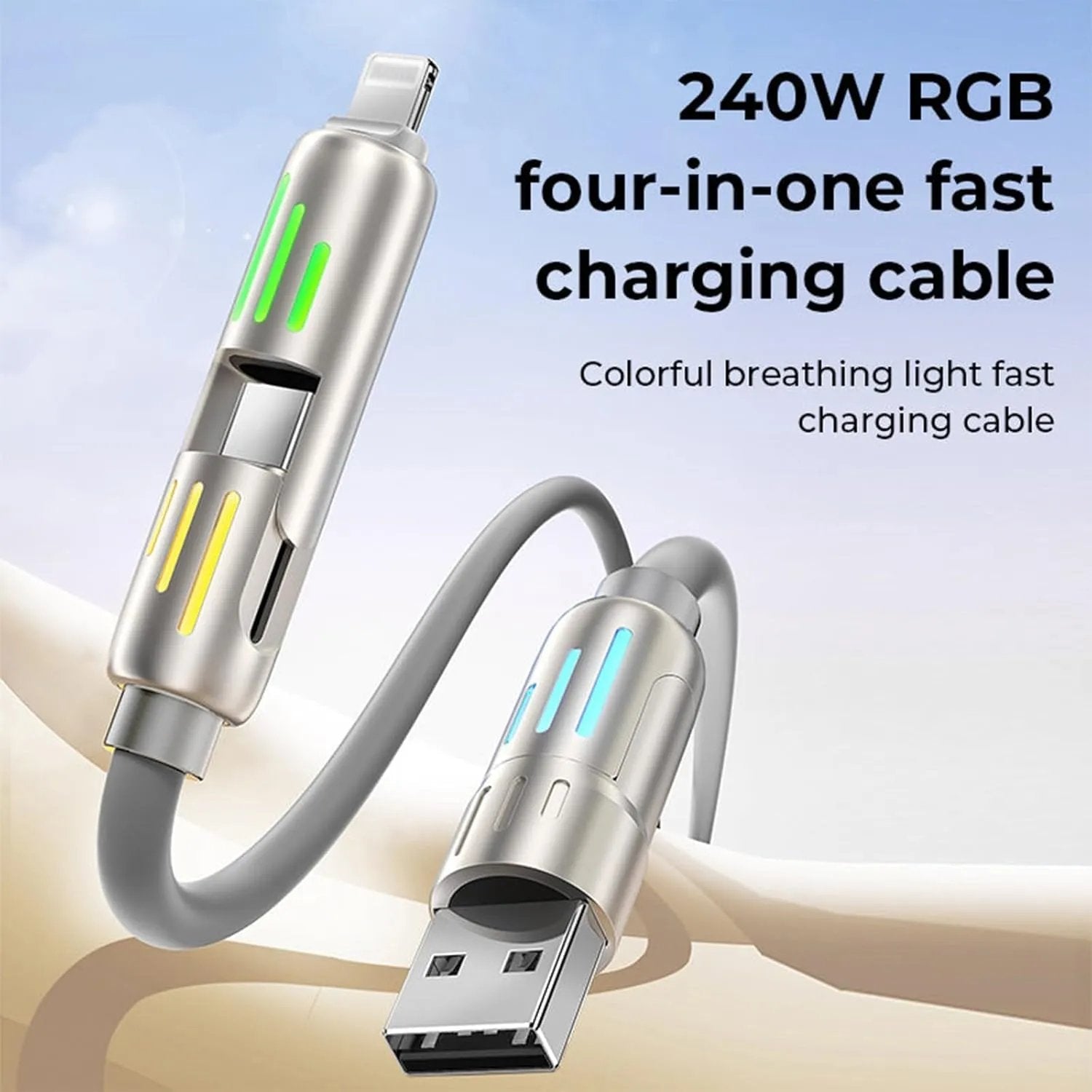 240W 4-in-1 USB C Cable⚡