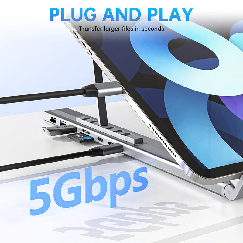 8-in-1 USB-C Laptop Stand