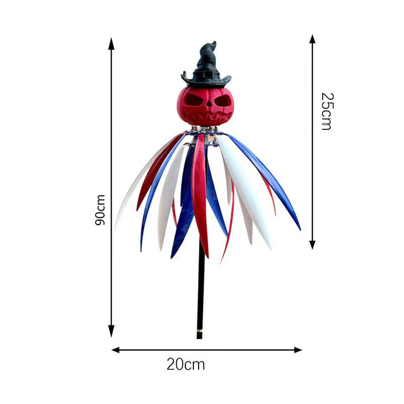 When the jack-o'-lantern lights up🎃, all legends will awaken...👻Pumpkin Wind Spinner for Outdoor