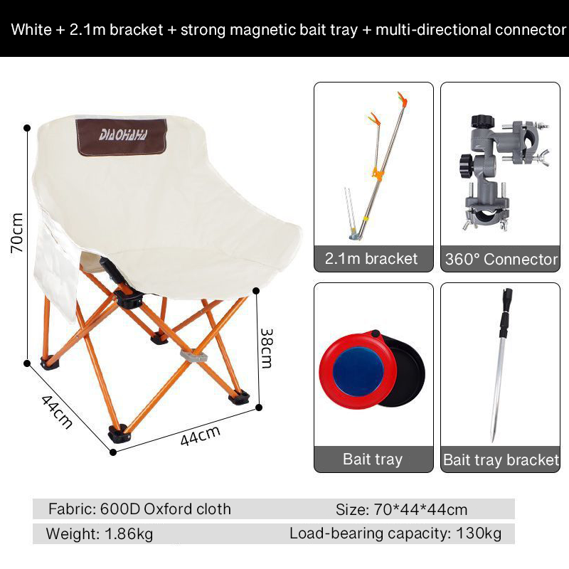 New upgraded simple outdoor fishing folding chair (new upgraded material, no need to worry about bad location)