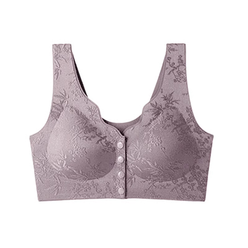 Comfort Front-Clasp & Wire-Free Seamless Bra