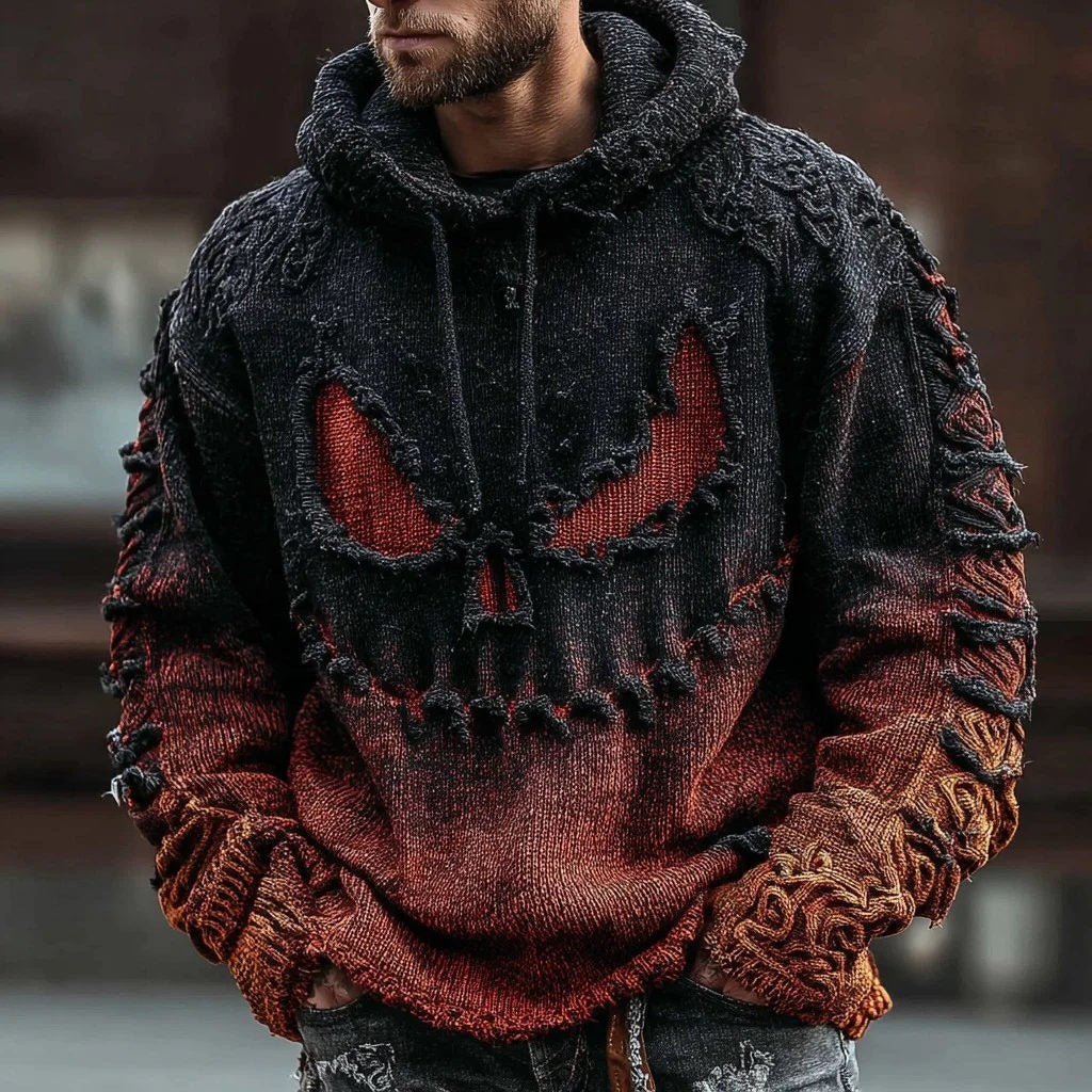Men's 3D Faux Hoodie