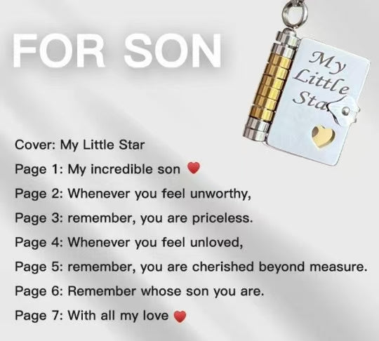 A graduation jewelry full of love✨My little star book necklace