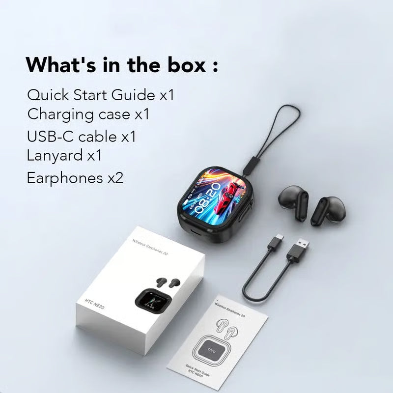 True Wireless Ear Buds with LCD Screen（AI simultaneous interpretation in 140 languages）