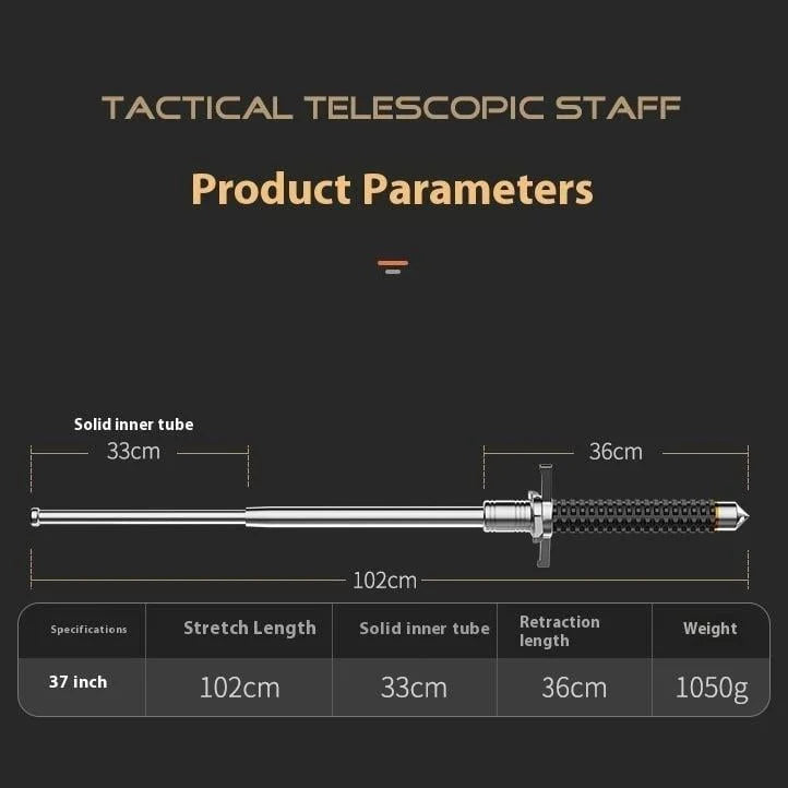 Legal Self-Defense Telescopic Swing Stick Camping Hiking Climbing Stick