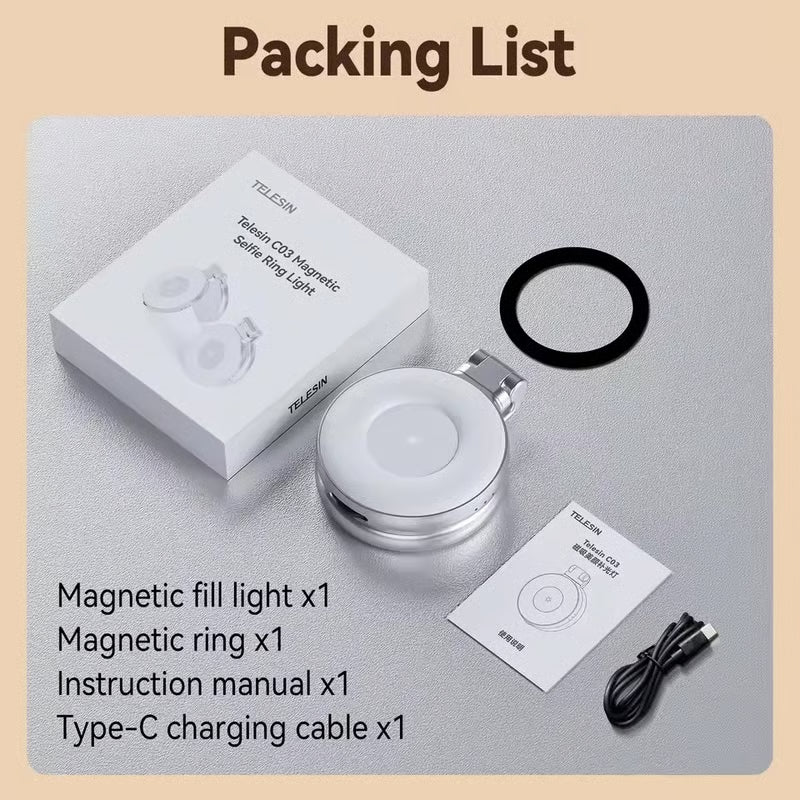 💥3-in-1 Magnetic Beauty Selfie Light for Phones
