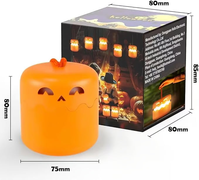 Portable Halloween Pumpkin Lights