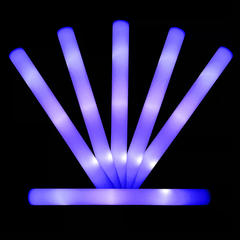 Vibrant LED Foam Glow Sticks
