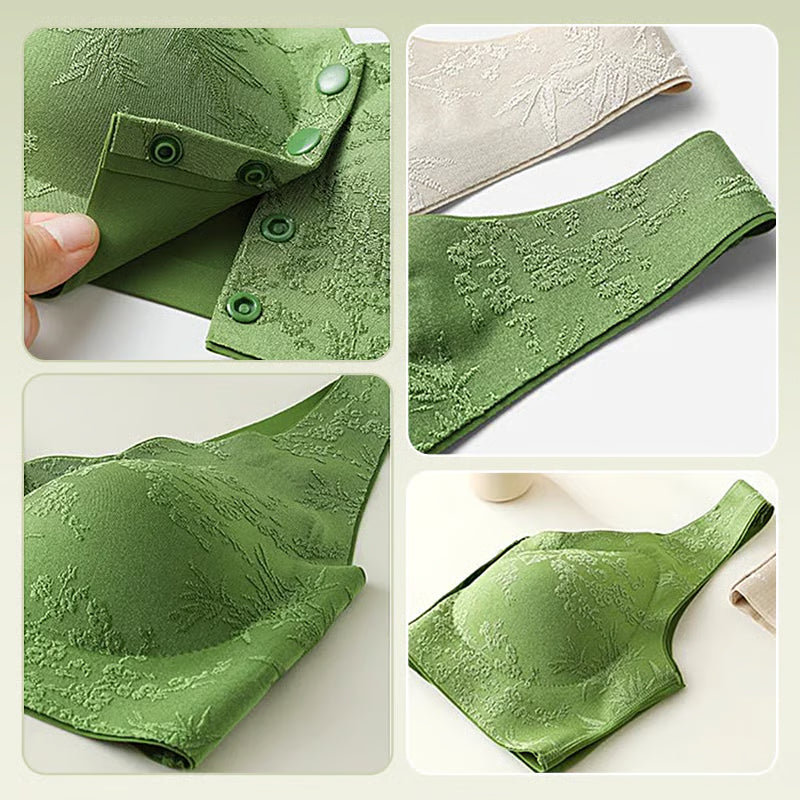 Comfort Front-Clasp & Wire-Free Seamless Bra