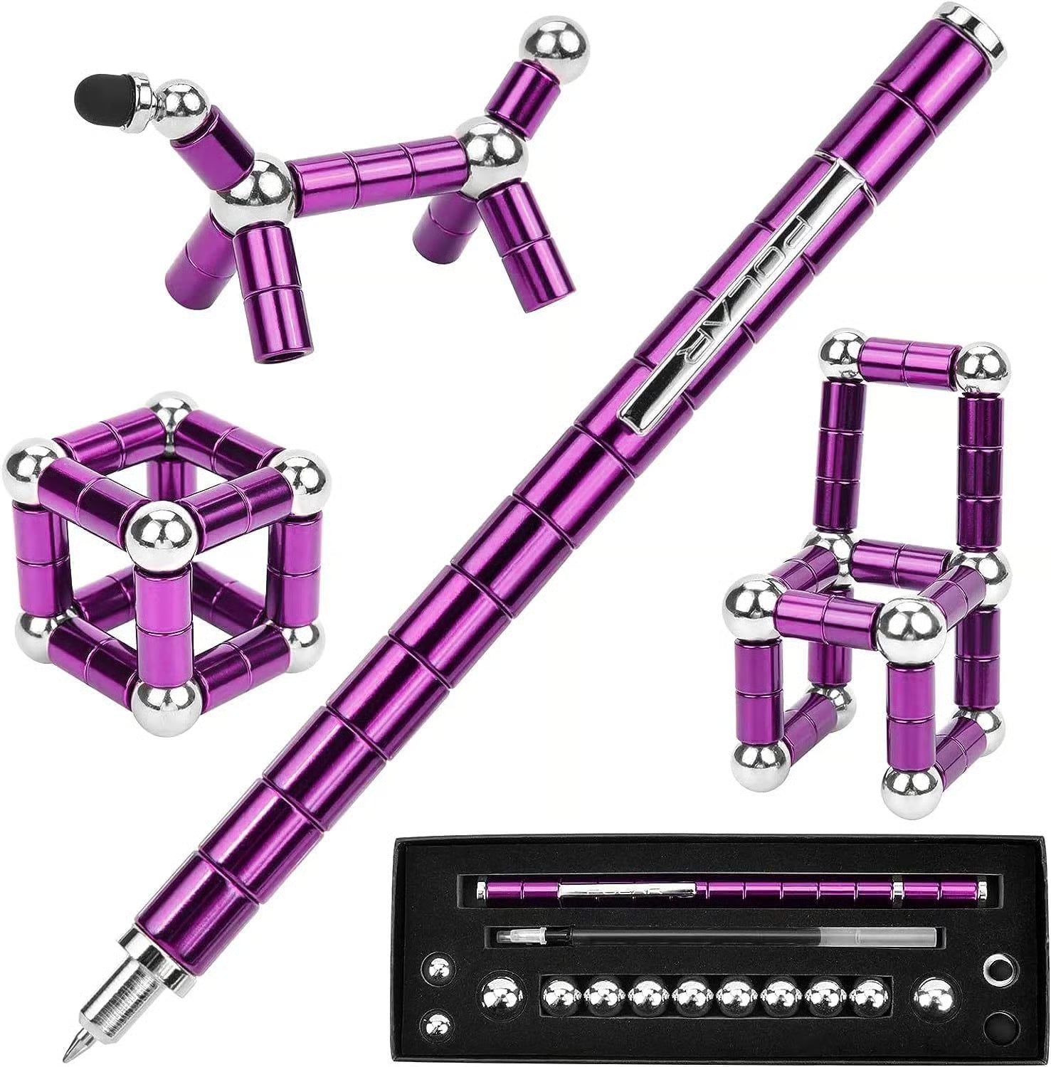 Magnetic Fidget Pen（2-3 combinations have better playability!）
