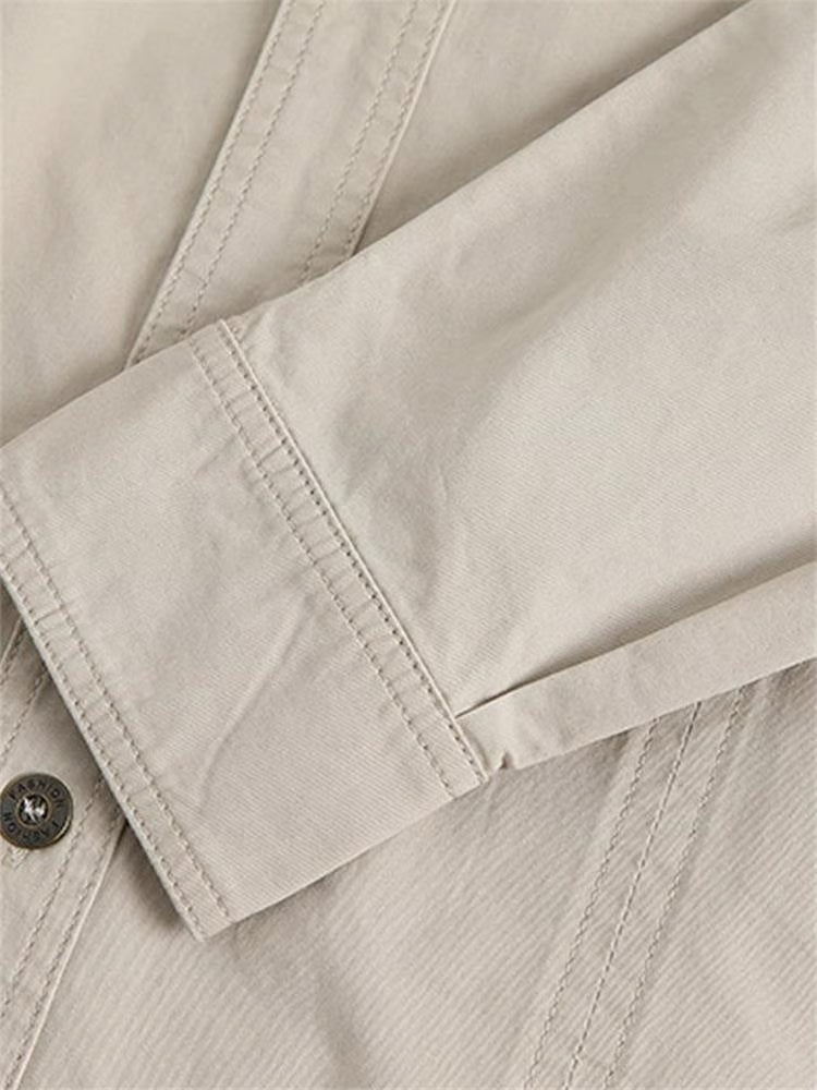 Men's plain cotton casual shirt👔
