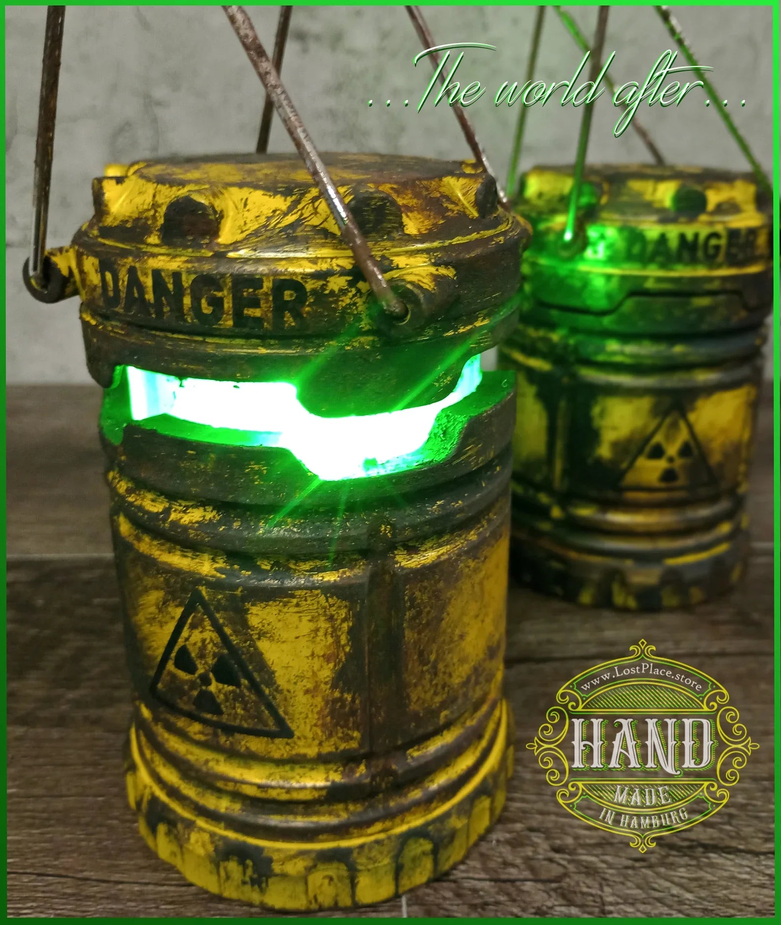 Miniature Nuclears Reactor Lantern, Waste Land World Doomsday Horror Lantern