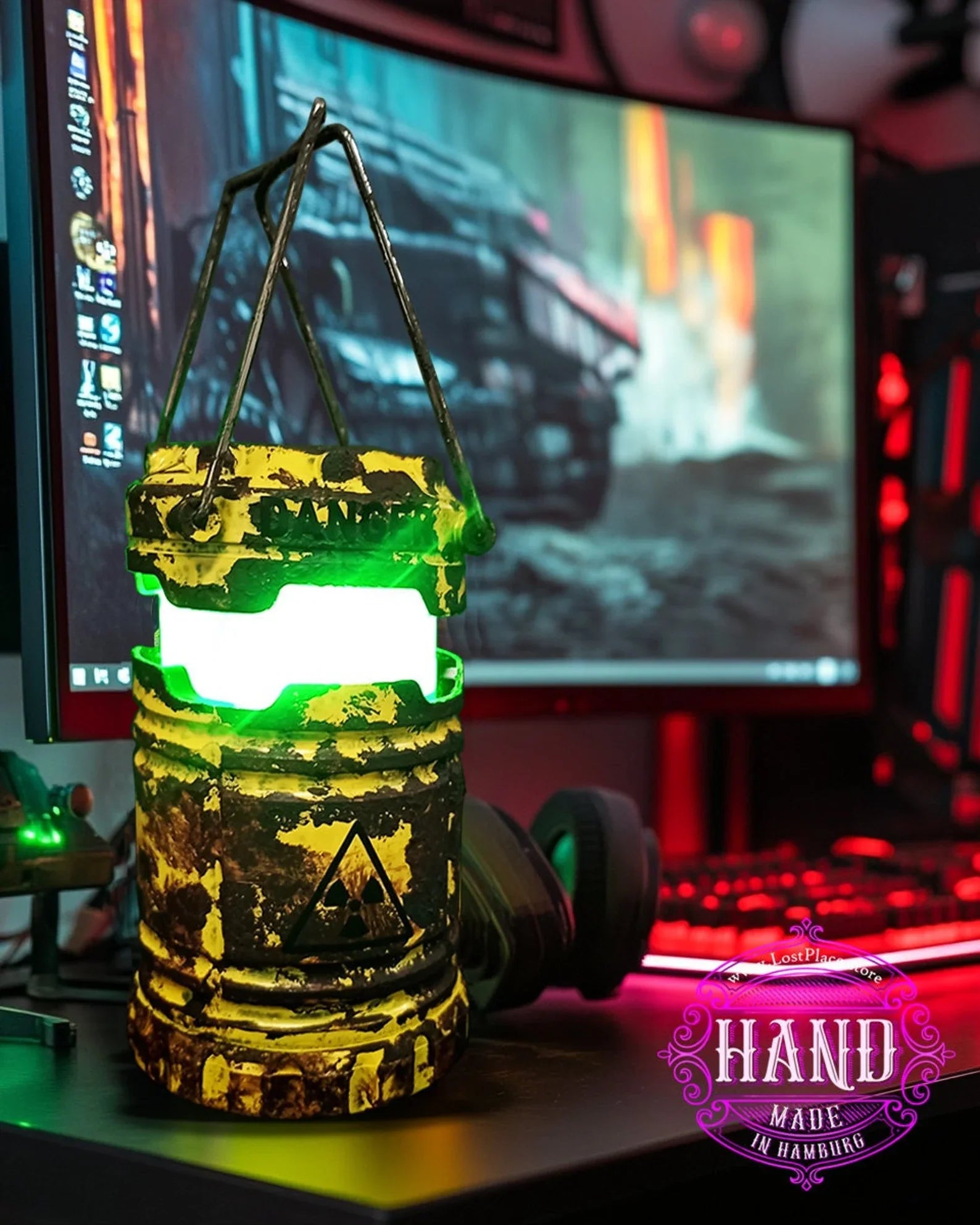 Miniature Nuclears Reactor Lantern, Waste Land World Doomsday Horror Lantern