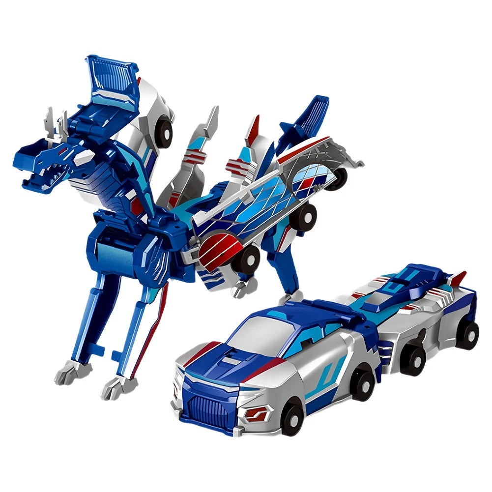 Transforming Unicorn Car Toy Pegasus Unicorn Magnetic Impact Deformation Car