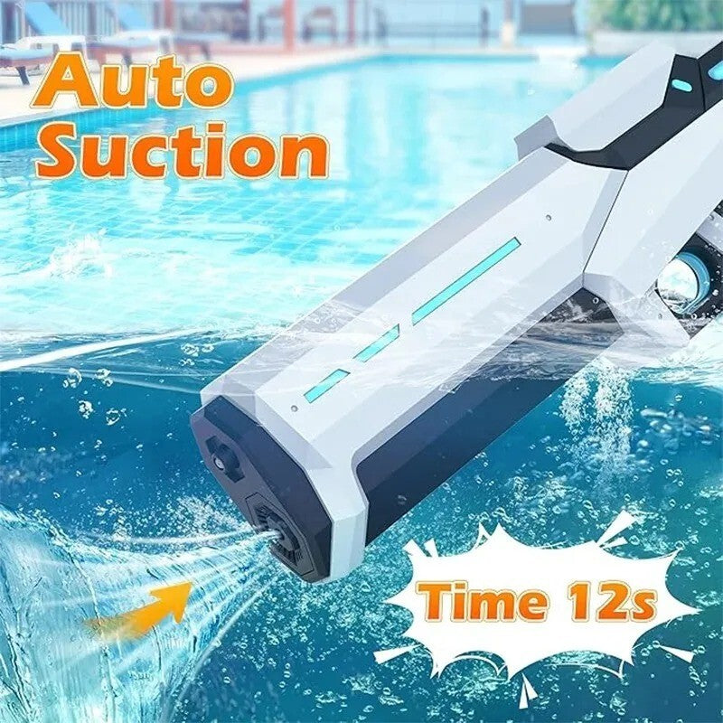 Electric Water Gun, Automatic High-Power Squirt Blaster for Kids & Adults