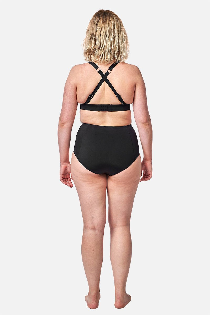 Never Say Never Bikini Bralette (DD-F Cup) BLACK